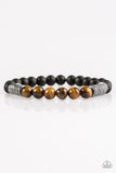 Energetic - Brown Urban Men's Bracelet