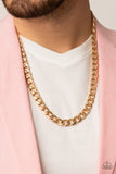Knockout Champ - Men's Gold Necklace