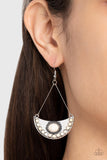 Canyon Canoe Ride - White Earrings