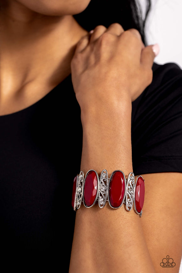 Saturated Sparkle - Red bracelet