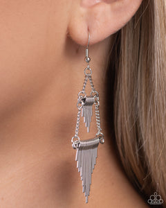 Greco Grotto - Silver Earrings