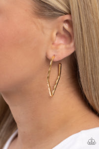 Winning Edge - Gold Earrings