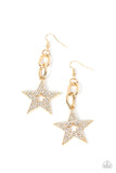 Cosmic Celebrity - Gold Earrings