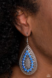 Spirited Socialite - Blue Earrings