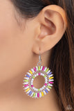 Ferris Wheel Finale - White Earrings