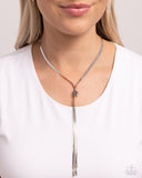 Corporate Cascade - Silver Necklace