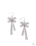 Date Night Decadence - White Earrings