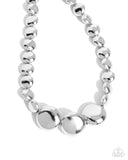 Reflective Roar - Silver Necklace