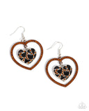 Leopard Love - Brown Earrings