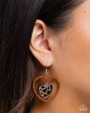 Leopard Love - Brown Earrings