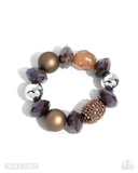 All Cozied Up- Brown Bracelet
