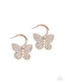 Butterfly Boundary- Gold Earrings