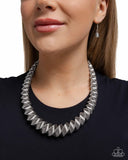 Candescent Coils- Silver Necklace