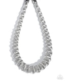 Candescent Coils- Silver Necklace