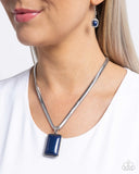 Clandestine Color- Blue Necklace