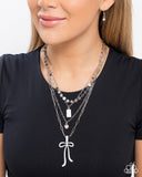 Coquette Cascade- White Necklace