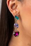 Dimensional Dance - Multi Earrings