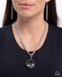 Eager Elegance-White Necklace