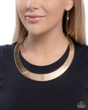 Fringe Formal- Gold Necklace