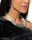 Lady In Waiting- Silver Necklace