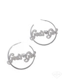 Shine with Purpose- White Earrings