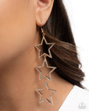 Star-Crossed Success- Gold Earrings