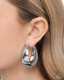 Subtle Sheen- Silver Earrings