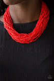 The Show Must CONGO On!- Red Necklace