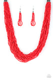 The Show Must CONGO On!- Red Necklace