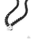 Trailblazing Triangle- Black Necklace