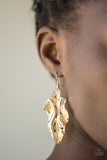 Fall Into Fall - Gold Earrings