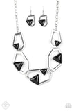 GEO-ing, GEO-ing, Gone!- Black Necklace