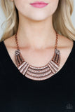 Ready To Pounce - Copper Necklace