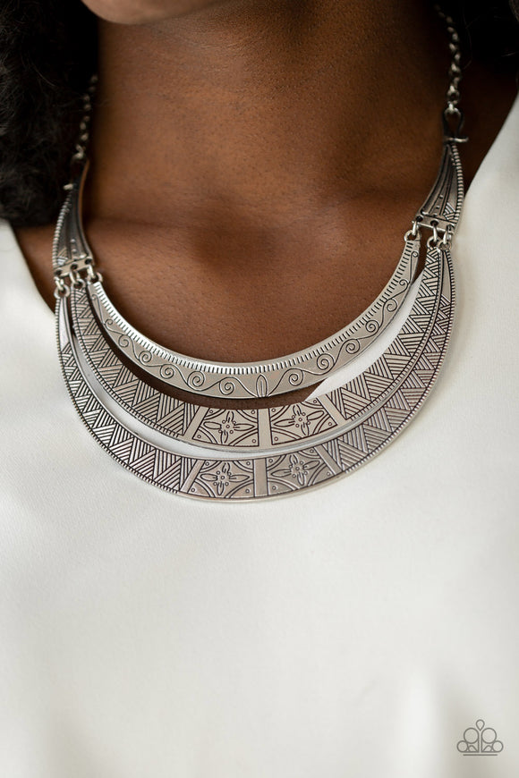 Take All You Can GATHERER - Silver Necklace