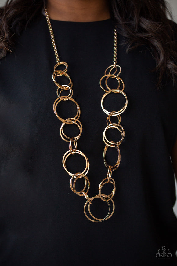 Natural-Born RINGLEADER - Gold Necklace