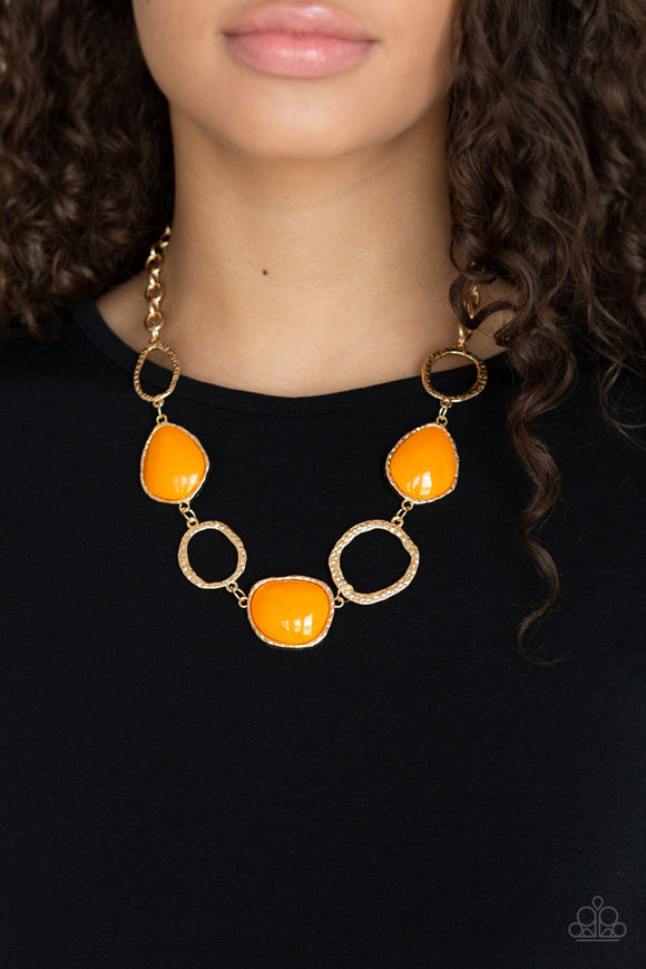 Haute Heirloom-Orange Necklace