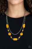 Colorfully Cosmopolitan - Yellow Necklace