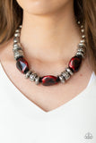 Colorfully Confident - Red Necklace