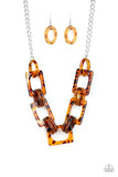 Sizzle Sizzle - Brown Necklace