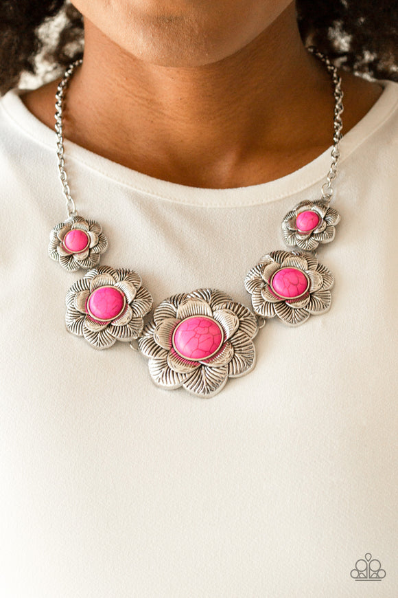 Santa Fe Hills - Pink Necklace