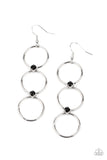 Refined Society - Black Earrings