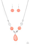 DEW What You Wanna DEW - Orange Necklace