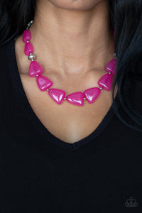 Tenaciously Tangy - Pink Necklace