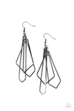 Shape Shifting Shimmer - Black Earrings