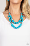 Vivid Vanity - Blue Necklace