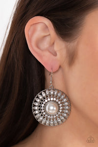 Glorified Glitz - White Earrings