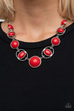 Eye of the BEAD-holder - Red Necklace