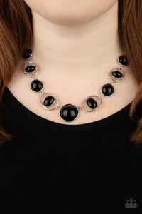 Eye of the BEAD-holder - Black Necklace