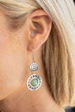 Ocean Orchard - Green Earrings