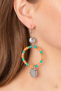 Cayman Catch- Orange Earrings